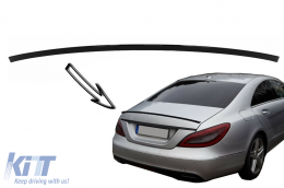 Trunk Spoiler suitable for Mercedes CLS Class W218 Limousine (2010-2018) Piano Black - TSMBW218PB