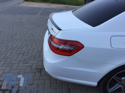 Trunk Spoiler suitable for Mercedes E-Class W212 (2009-2016) Facelift Design Piano Black-image-6009099
