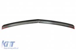 Trunk Spoiler suitable for Mercedes E-Class W212 (2009-2016) Facelift Design Piano Black-image-6073024