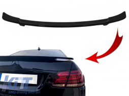 Trunk spoiler suitable for MERCEDES E-Class W212 (2009-2016) GTS Design Piano Black - TSMBW212GTSPB