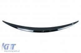 Trunk Spoiler suitable for Mercedes E-Class W213 (2016-up) Piano Black-image-6048982