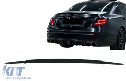 Trunk Spoiler suitable for Mercedes E-Class W213 (2016-2019) Piano Black
