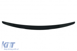 Trunk Spoiler suitable for Mercedes S-Class W222 (2014-2020) Sport Rear Lip Piano Black