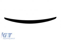 Trunk spoiler suitable for Mercedes S-Class W222 2015-2020, black lacquer - ABMESX6011299