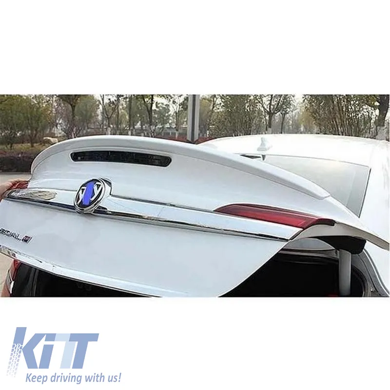 Trunk Spoiler suitable for Opel Insignia A Facelift 13-17 OPC V2 look Lipspoiler from ABS plastic glossy black