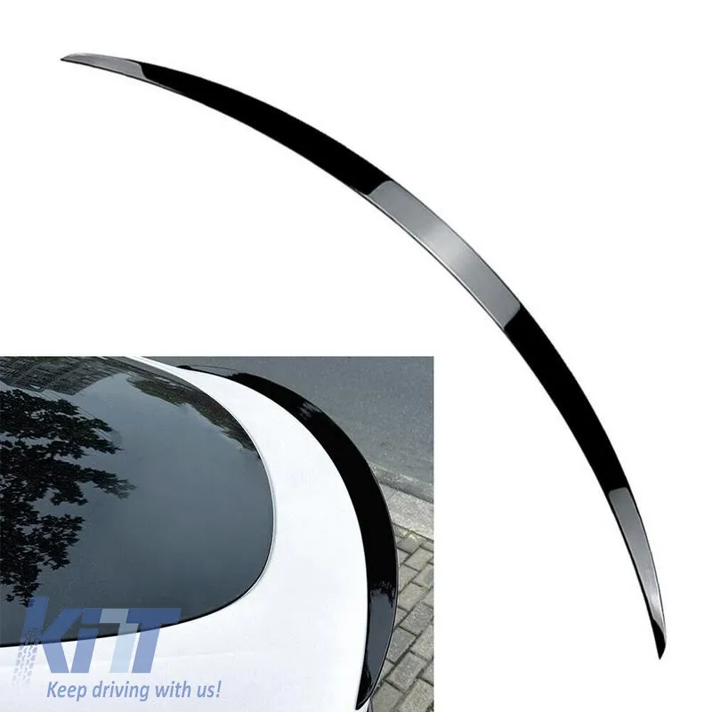 Trunk Spoiler suitable for Tesla Model Y 2020+ Lipspoiler Glossy Black From Abs Plastic