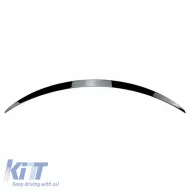 Trunk Spoiler suitable for Tesla Model Y 2020+ Lipspoiler Glossy Black From Abs Plastic-image-6312107