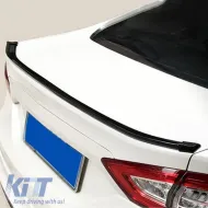 Trunk Spoiler suitable for Universal Lipspoiler Black 145x3.4cm From Abs Plastic (Soft)-image-6329514