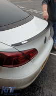 Trunk spoiler suitable for Volkswagen Passat B7 sedan black lacquer