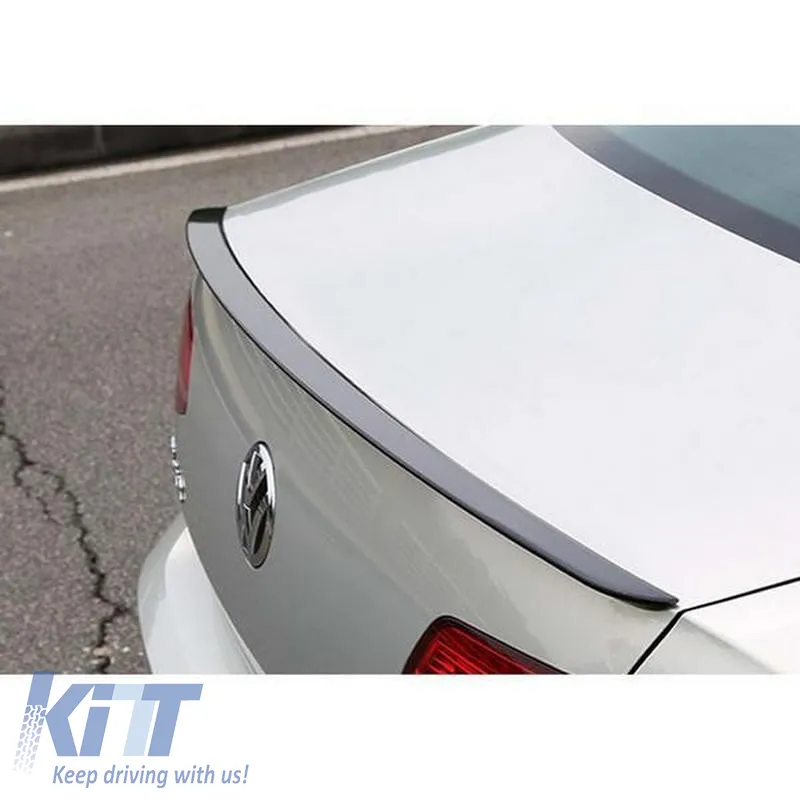 Trunk Spoiler suitable for VW Passat B8 15-22 OEM V1 look Lipspoiler from ABS plastic glossy black