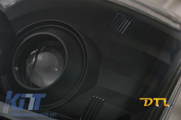 TUBE LIGHT Fanária Emprós LED katállhloi gia TOYOTA Land Cruiser FJ120 (2003-2009) Mavro me Dunamikó flas strofís LHD-image-6063894