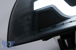 Tube Light LED DRL Angel Eyes fényszórók BMW X5 E70 (2007-2013) típushoz fekete-image-6101897