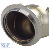 Tubo de reemplazo downpipe de acero inoxidable Motorsport adecuado para BMW Serie 5 F10 F11 N20 520i 528i-image-6206787