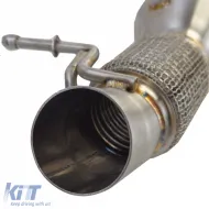 Tubo de reemplazo downpipe de acero inoxidable Motorsport adecuado para BMW Serie 5 F10 F11 N20 520i 528i-image-6206790