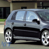 Tuning additives for rear side windows – VW Golf 5 (2003–2009), black gloss-image-6260926