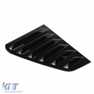 Tuning additives for rear side windows – VW Golf 7 (2012–2019), black gloss-image-6260936
