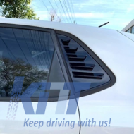 Tuning additives for rear side windows – VW Polo (2009–2017), black gloss-image-6260945