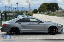 Tuning body kit A design 63 type suitable for Mercedes CLS C218 2011-2017 with chrome grille-image-6264921