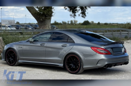 Tuning body kit A design 63 type suitable for Mercedes CLS C218 2011-2017 with chrome grille-image-6264923