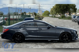 Tuning body kit A design 63 type suitable for Mercedes CLS C218 2011-2017 with chrome grille-image-6264929