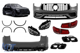 Tuning conversion 63 design suitable for Mercedes GLC SUV X253 2016-2019 to GLC X253 Facelift 2020-2022 - ABMEBK6007874