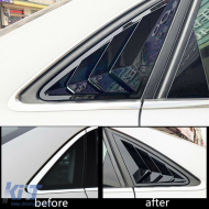 TUNING COVERS FOR REAR WINDOW SUITABLE FOR AUDI A4 B8 2008-2015 SEDAN SET-image-6260952