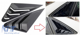 TUNING COVERS FOR REAR WINDOW SUITABLE FOR AUDI A4 B8 2008-2015 SEDAN SET-image-6260954