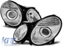 Tuning headlight set suitable for MERCEDES W211 E-CLASS 03.2002-04.2006, left and right - ABMEHX6010637