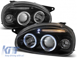 Tuning headlight set suitable for OPEL CORSA B 02.1993-10.2000, left and right - ABOPHX6010686