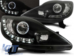 Tuning headlight set suitable for PEUGEOT 107 2005-2011, left and right - ABPEHX6010725