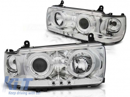 Tuning headlight set suitable for TOYOTA LAND CRUISER FJ 80 1990-1997, left and right - ABHT6021321