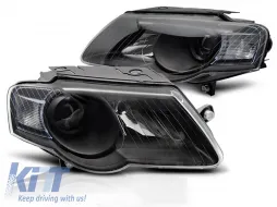 image-56-Tuning headlight set suitable for Volkswagen Passat B6 2005-2010 with black base, left and right