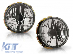 Tuning headlight set suitable for VW GOLF 1 05.1974-07.1983, inner, left and right
