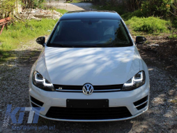 Tuning headlight set suitable for VW GOLF 7 after 11.2012, left and right-image-6238706
