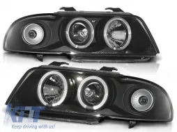 image-32-Tuning headlight set with halogen angel eyes suitable for Audi A4 B5 11.1994-12.1998 sedan/wagon, left and right