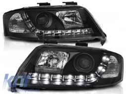 image-50-Tuning headlight set with LED lights suitable for Audi A6 C5 05.1997-05.2001 sedan/wagon, left and right