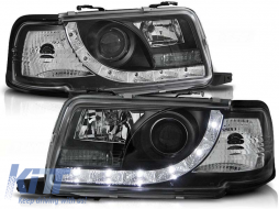 Tuning headlight set with LED lights suitable for Audi 80 B4 09.1991-04.1996, left and right - ABAUHX6010335