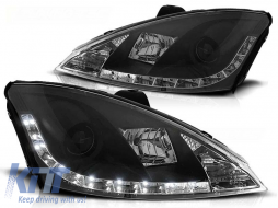 Tuning headlight set with LED lights suitable for Ford FOCUS MK1 11.2001-10.2004, left and right - ABFOHX6010569