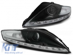 Tuning headlight set with LED lights suitable for Ford MONDEO 07.2007-11.2010, left and right - ABFOHX6010573