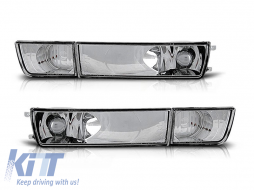Tuning indicator kit suitable for VW Golf III 1991-1997/Vento 1992-1998 with chrome base left + right - ABSV6020967