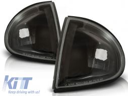 Tuning indicator set suitable for headlights for Honda CRX Del Sol 1992-1997 with black base left + right - ABHOSA6010005