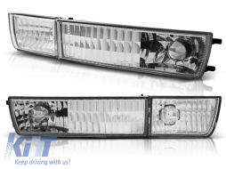 Tuning indicator set suitable for VW Golf III 1991-1997/Vento 1992-1998 with chrome base left + right - ABSV6020973