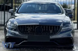 Tuning-Karosseriekit Typ A Design 63 geeignet für Mercedes CLS C218 2011-2017 mit verchromtem Kühlergrill-image-6264927