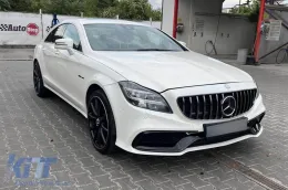 Tuning-Karosseriekit Typ A Design 63 geeignet für Mercedes CLS C218 2011-2017 mit verchromtem Kühlergrill-image-6264934