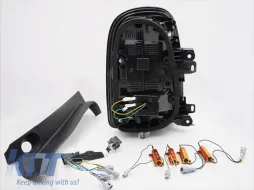 Tuning LED-Rückleuchten-Set geeignet für Mini Cooper Countryman F60 2016-2020 mit rotem Gehäuse, mit 