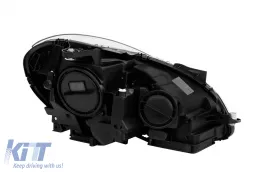 Tuning LED-Scheinwerfersatz geeignet für Mercedes C-Klasse W204, S204 2011-2014 mit Chrombasis, links und rechts-image-6150272