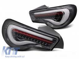 Tuning LED tail light kit suitable for Toyota GT86 2012-2021 with carbon base, left and right - ABTLT6021066
