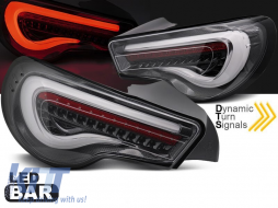Tuning LED tail light kit suitable for Toyota GT86 2012-2021 with carbon base, left and right-image-6237921