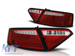 Tuning LED tail light set suitable for Audi A5 2007-06.2011 coupe, version without factory LED tail lights, left and right - ABAUTX6010047