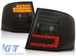 Tuning LED tail light set suitable for Audi A6 05.1997-05.2004 estate, left and right - ABAUTX6010017